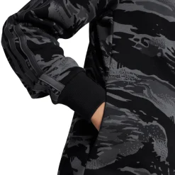 Felpa con zip da Ragazzo e Ragazza nera con stampa camouflage Bambino Abbigliamento Adidas|Felpe Bambino