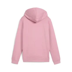 Hot Felpa da bambina rosa con cappuccio e grande logo bianco Essentials Donna Abbigliamento Puma|Felpe Donna