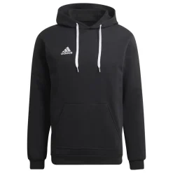 Outlet Felpa nera da uomo con cappuccio Entrada 22 Uomo Abbigliamento Adidas|Felpe Uomo