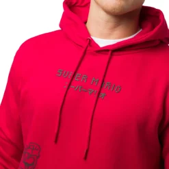 Outlet Felpa rossa da Uomo con stampa fronte e retro Uomo Felpe Uomo|Abbigliamento Moda Uomo