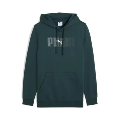 Clearance Felpa verde scuro da Uomo con tasca e cappuccio Uomo Abbigliamento Puma|Felpe Uomo