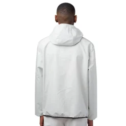 Best Giacca a vento da uomo impermeabile bianca con cappuccio e tasche Uomo Giacche E Cappotti Uomo|Abbigliamento Sportivo Uomo