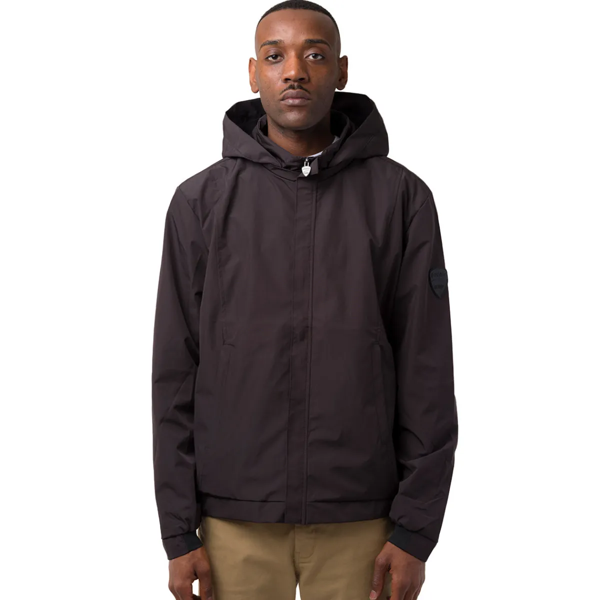 Clearance Giacca a vento da uomo nera con tasche e cappuccio rimovibile Corse Uomo Abbigliamento Ducati|Abbigliamento Sportivo Uomo