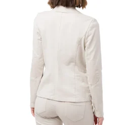 Hot Giacca beige da Donna in cotone con bottoni Donna Giacche E Cappotti Donna|Abbigliamento Moda Donna