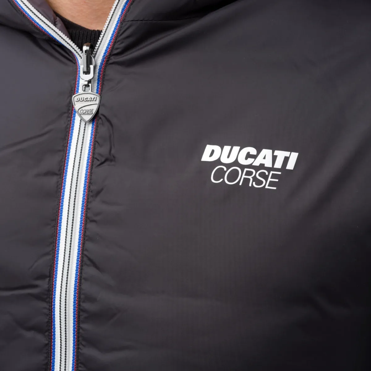 Best Giacca corta da uomo con design reversibile nero e grigio Corse Uomo Abbigliamento Ducati|Giacche E Cappotti Uomo