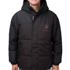 New Giacca da uomo nera con cappuccio e logo Uomo Giacche E Cappotti Uomo|Abbigliamento Sportivo Uomo