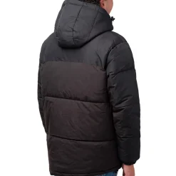 New Giacca da uomo nera con cappuccio e logo Uomo Giacche E Cappotti Uomo|Abbigliamento Sportivo Uomo