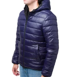 Hot Giacca tecnica da uomo reversibile nera e blu Uomo Giacche E Cappotti Uomo|Abbigliamento Moda Uomo