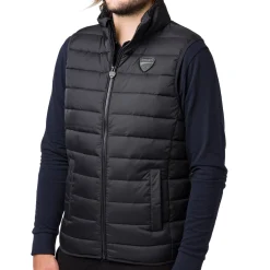 Discount Gilet imbottito da uomo nero con logo Corse Uomo Abbigliamento Ducati|Giacche E Cappotti Uomo