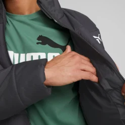 Best Giubbino uomo nero con logo a contrasto Uomo Abbigliamento Puma|Giacche E Cappotti Uomo