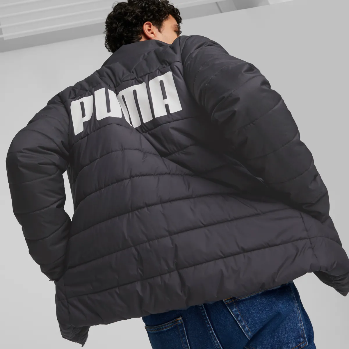 Best Giubbino uomo nero con logo a contrasto Uomo Abbigliamento Puma|Giacche E Cappotti Uomo