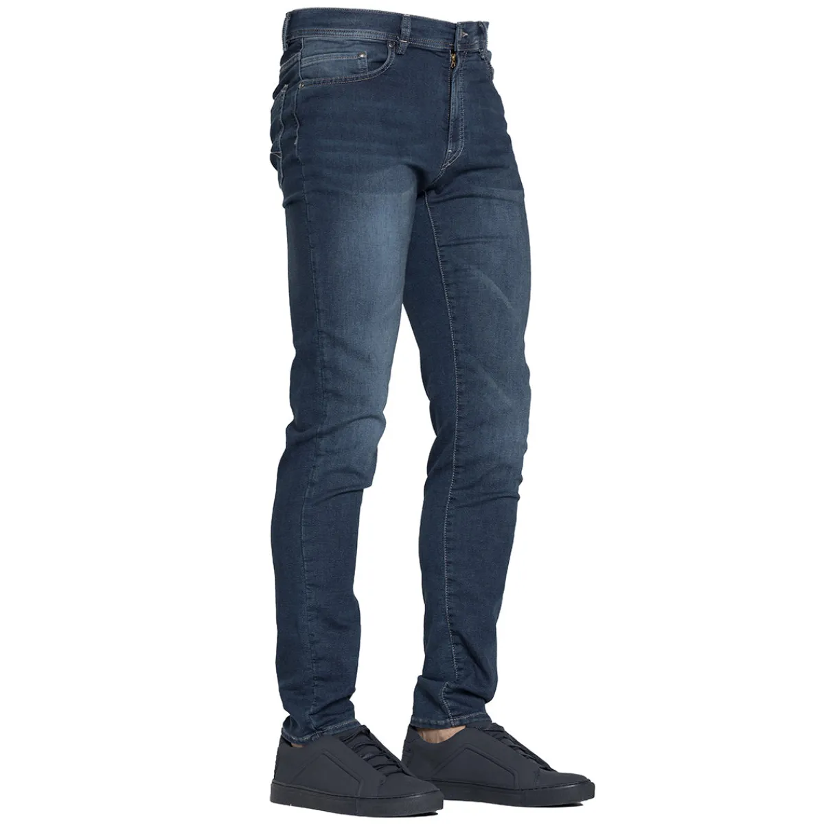 Online Jeans stretch lavaggio Scuro da Uomo Mod. PASSPORT Uomo Abbigliamento Moda Uomo