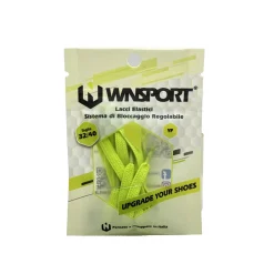 New Lacci elastici con sistema bloccaggio regolabile giallo fluo Donna Solette E Lacci|Solette E Lacci