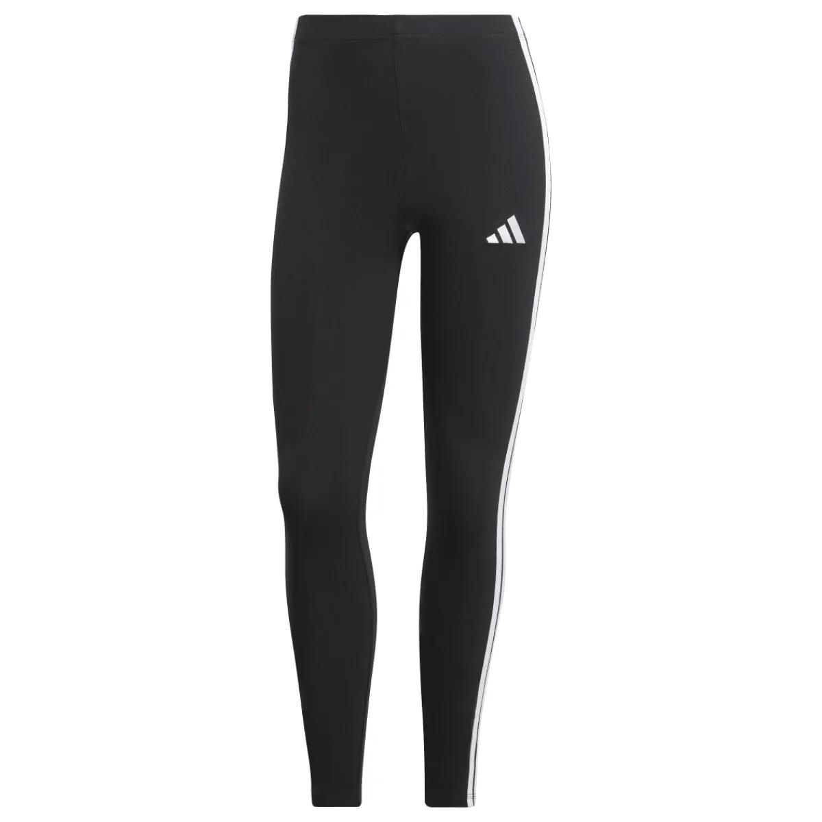 Sale Leggings neri da Donna con bande laterali e logo sul lato Donna Abbigliamento Adidas|Gonne E Pantaloni