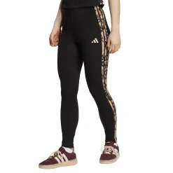 Discount Leggings neri da Donna con stampa leopardata W AOP LEG Donna Abbigliamento Adidas|Abbigliamento Sportivo Donna