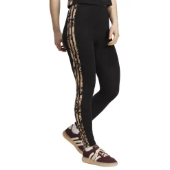 Discount Leggings neri da Donna con stampa leopardata W AOP LEG Donna Abbigliamento Adidas|Abbigliamento Sportivo Donna