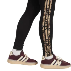 Discount Leggings neri da Donna con stampa leopardata W AOP LEG Donna Abbigliamento Adidas|Abbigliamento Sportivo Donna