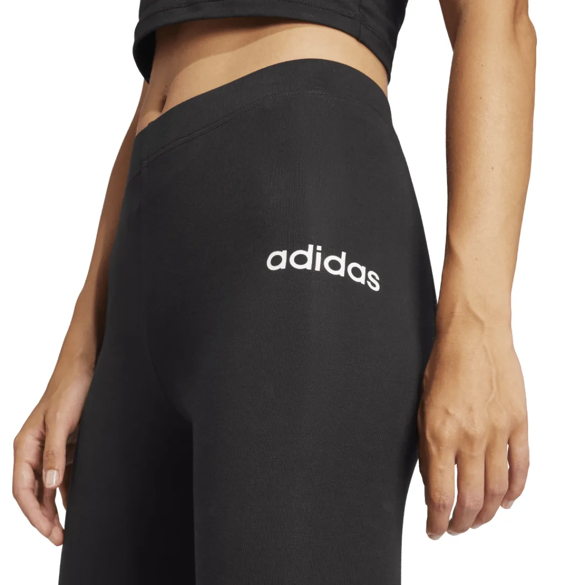 New Leggins neri da Donna con logo sul lato frontale Donna Abbigliamento Adidas|T-Shirt Donna