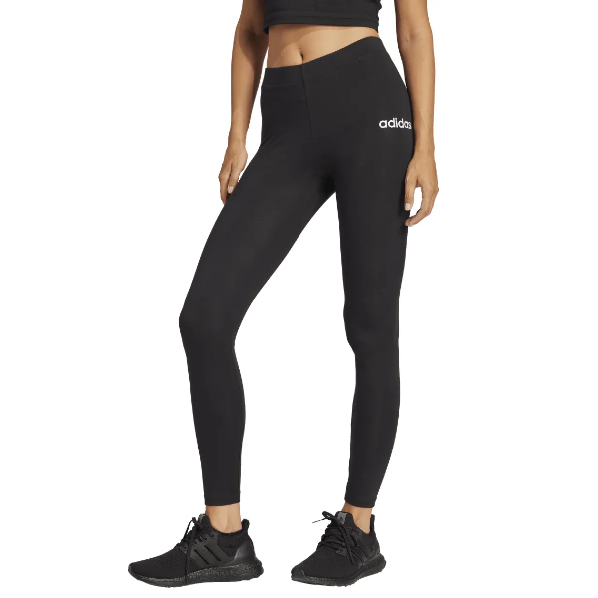 New Leggins neri da Donna con logo sul lato frontale Donna Abbigliamento Adidas|T-Shirt Donna