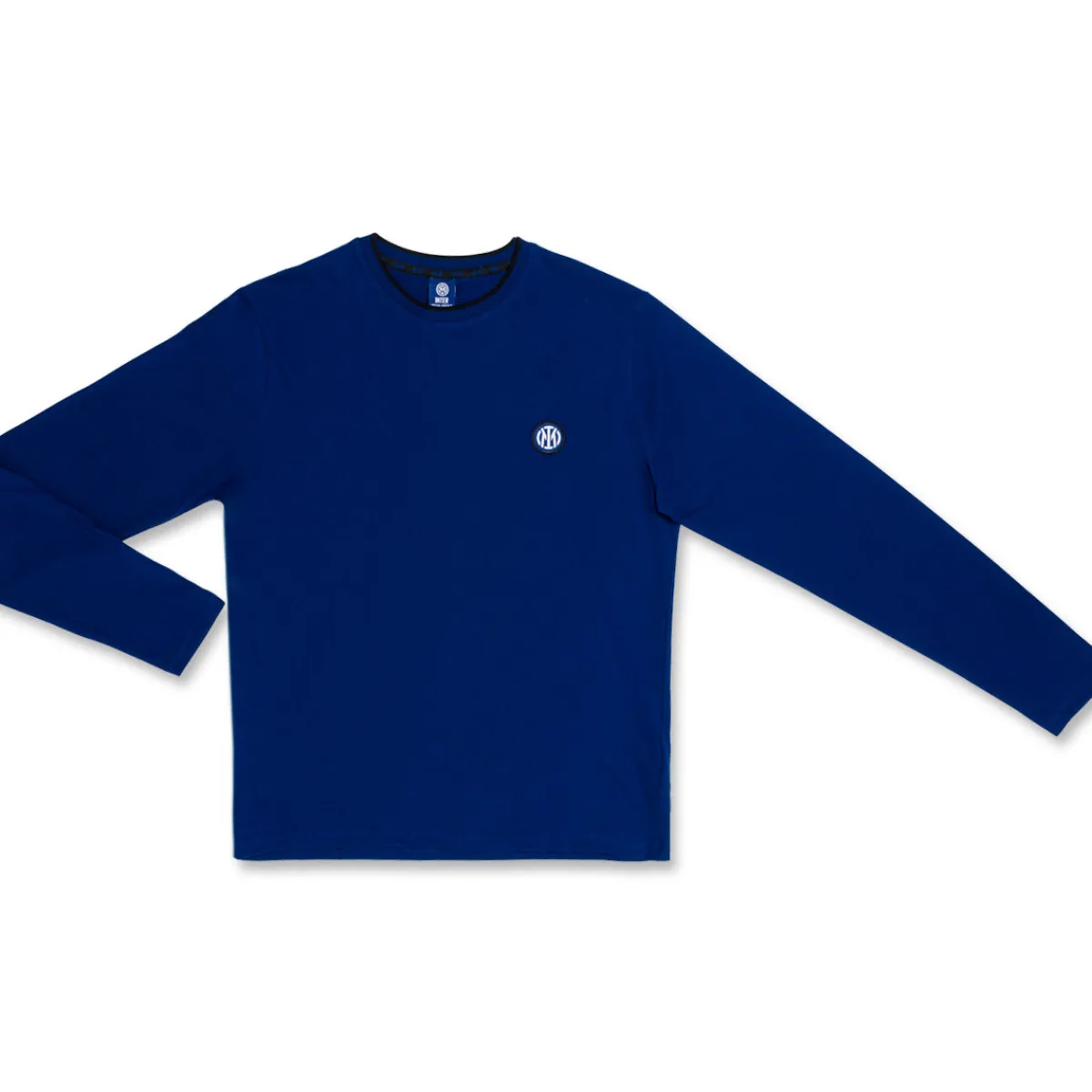 Hot Maglia girocollo da uomo blu con logo Uomo Abbigliamento Moda Uomo