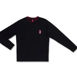 Clearance Maglia girocollo nera da uomo con logo Uomo Abbigliamento Moda Uomo