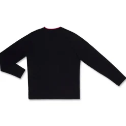 Clearance Maglia girocollo nera da uomo con logo Uomo Abbigliamento Moda Uomo