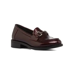 Online Mocassini bordeaux da Donna con dettaglio metallo Donna Mocassini Donna