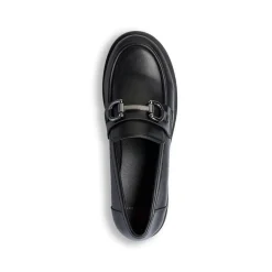 New Mocassini chunky da donna neri con fibbia Donna Mocassini Donna