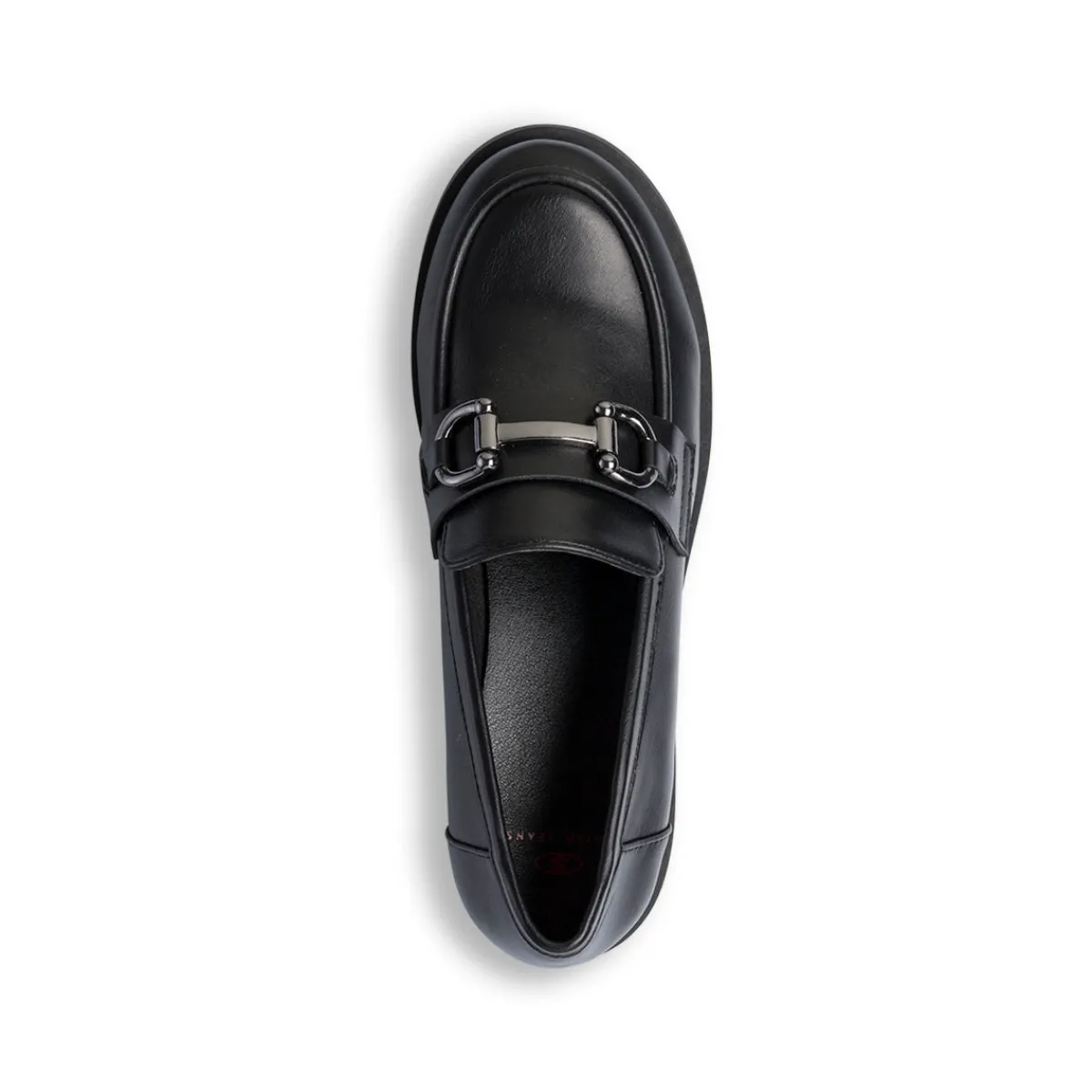 New Mocassini chunky da donna neri con fibbia Donna Mocassini Donna