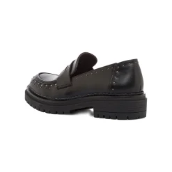 Sale Mocassini chunky da donna neri con borchie Donna Mocassini Donna