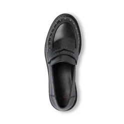 Sale Mocassini chunky da donna neri con borchie Donna Mocassini Donna