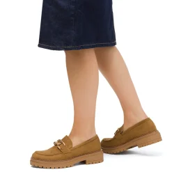 Best Mocassini chunky da donna marroni con fibbia Donna Mocassini Donna