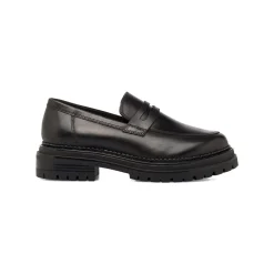 New Mocassini chunky loafer neri in Pelle da Donna Donna Mocassini Donna