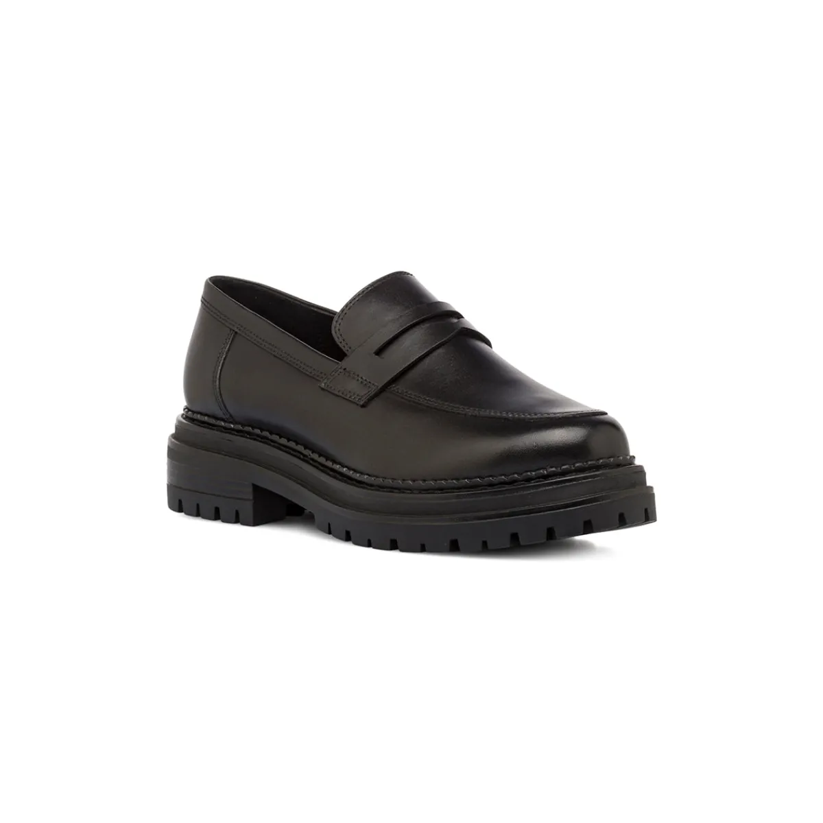 New Mocassini chunky loafer neri in Pelle da Donna Donna Mocassini Donna