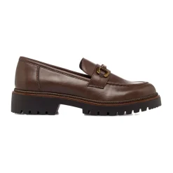 Sale Mocassini chunky marroni da Donna con dettaglio in metallo Donna Mocassini Donna