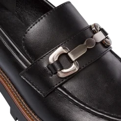 Best Mocassini chunky neri da Donna con dettaglio metallico Donna Mocassini Donna