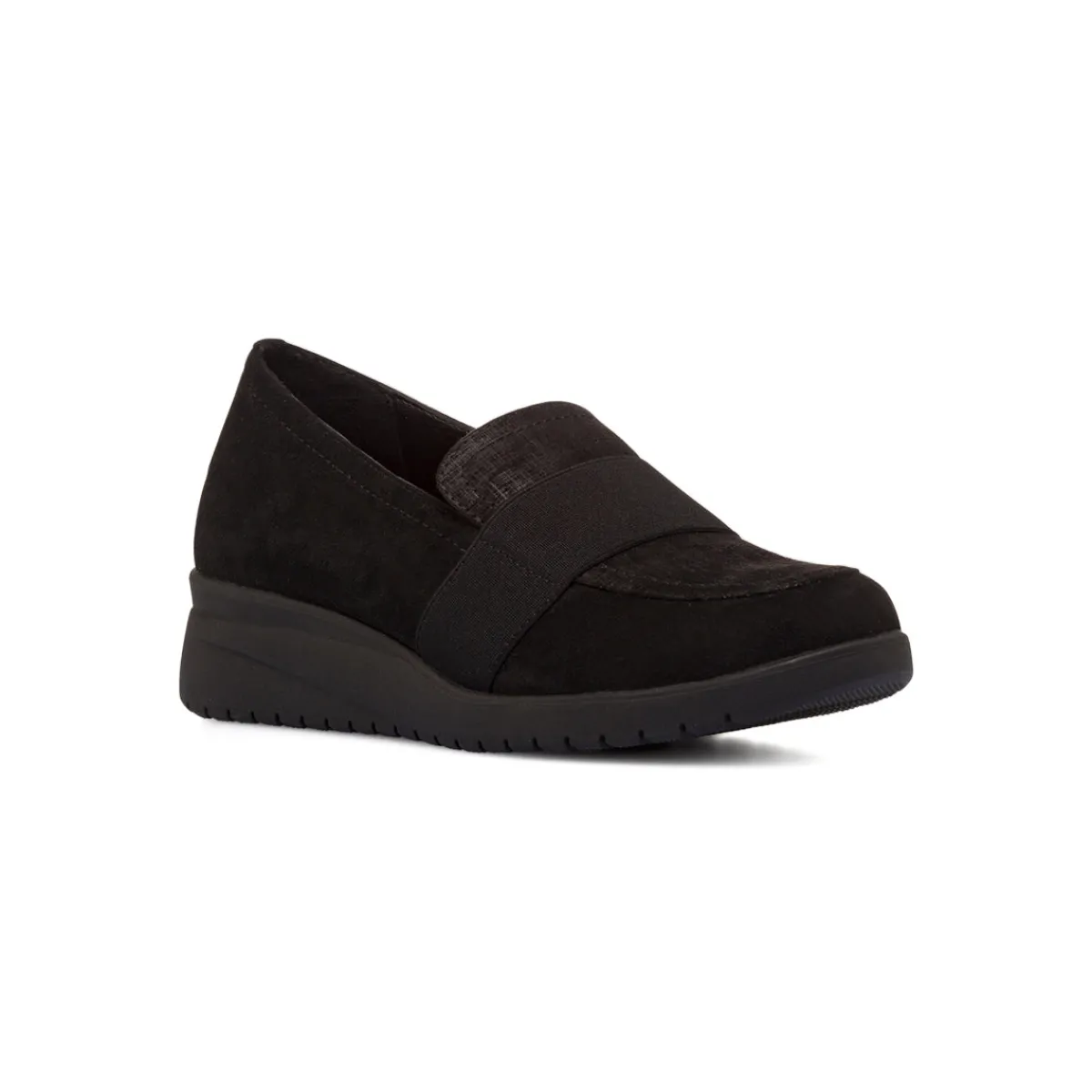 Sale Mocassini comfort neri da Donna con fascia Donna Scarpe Comfort|Mocassini Donna