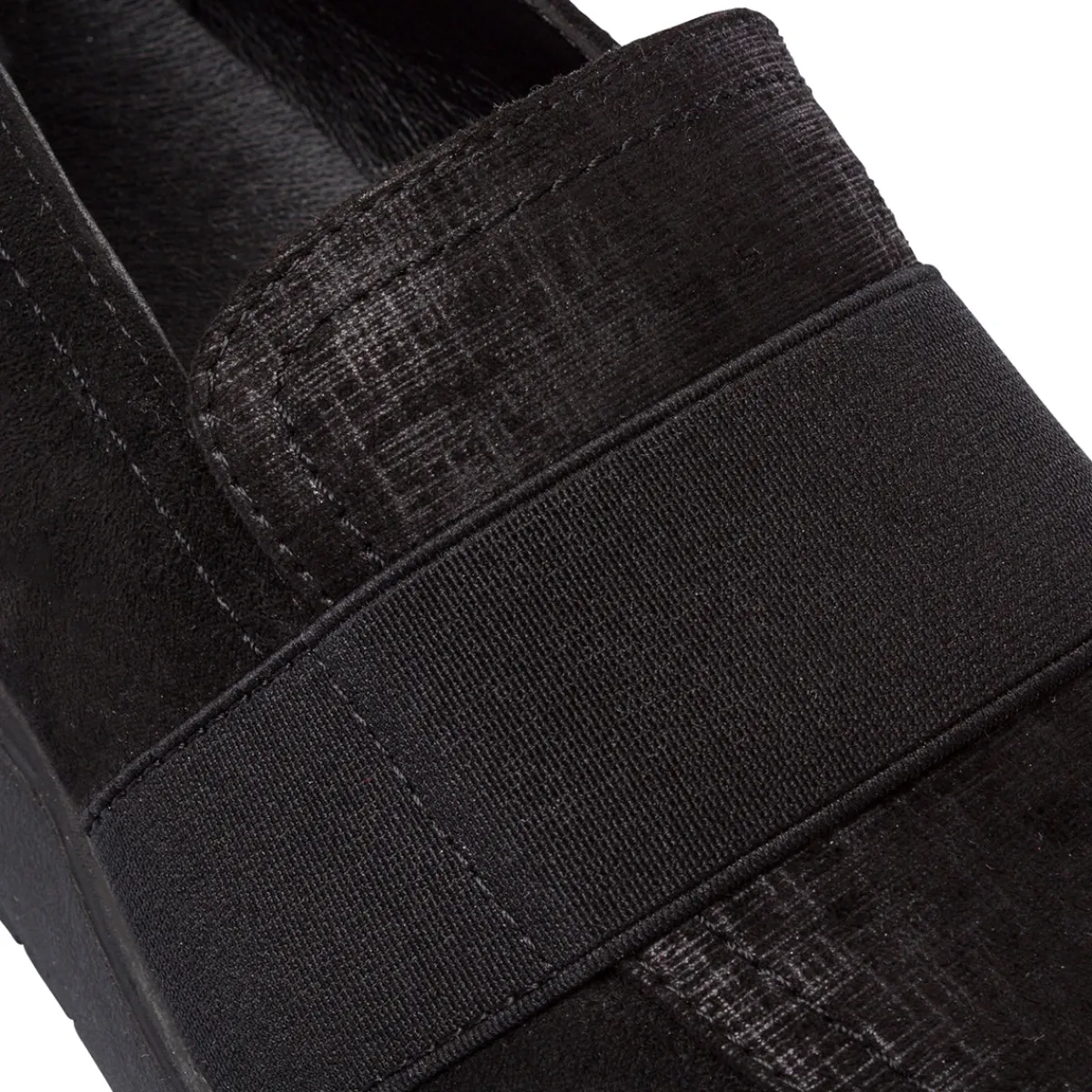 Sale Mocassini comfort neri da Donna con fascia Donna Scarpe Comfort|Mocassini Donna