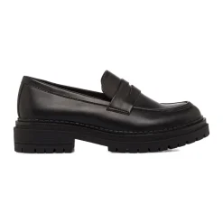 Outlet Mocassini con suola chunky neri da Donna Donna Mocassini Donna