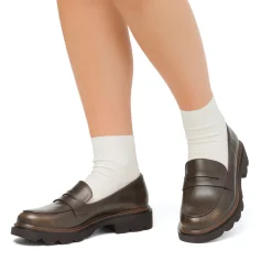 Discount Mocassini da donna marroni vintage Donna Mocassini Donna