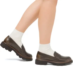 Discount Mocassini da donna marroni vintage Donna Mocassini Donna