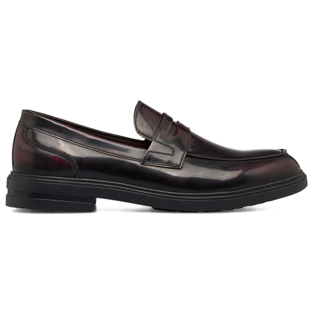 Mocassini eleganti bordeaux effetto vintage da uomo Uomo Scarpe Eleganti Uomo|Mocassini Uomo