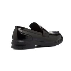 Hot Mocassini eleganti neri effetto vernice da uomo Uomo Scarpe Eleganti Uomo|Scarpe Cerimonia Uomo