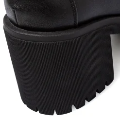 Clearance Mocassini loafer neri da Donna con tacco 5 cm Donna Mocassini Donna