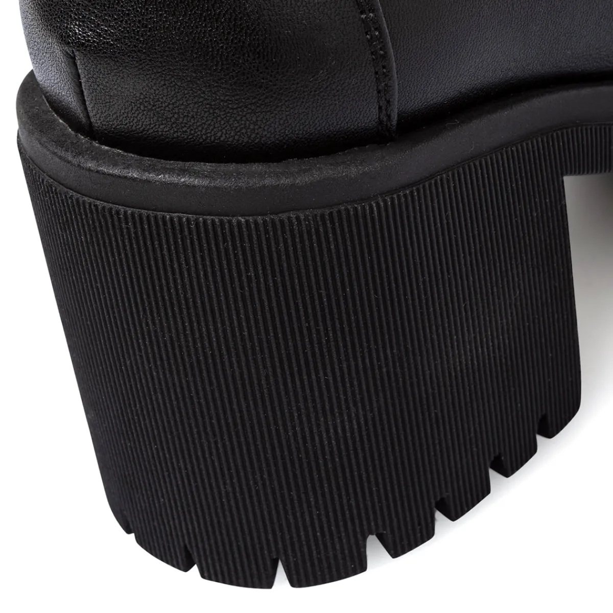 Clearance Mocassini loafer neri da Donna con tacco 5 cm Donna Mocassini Donna