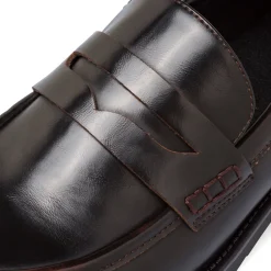 Sale Mocassini marroni da Donna effetto vintage Donna Mocassini Donna