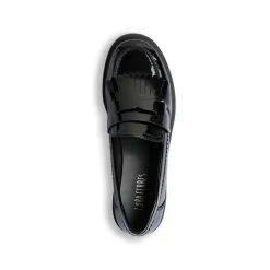 Hot Mocassini nere da Donna con frange Donna Mocassini Donna