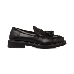 Clearance Mocassini neri da donna con nappine Donna Mocassini Donna