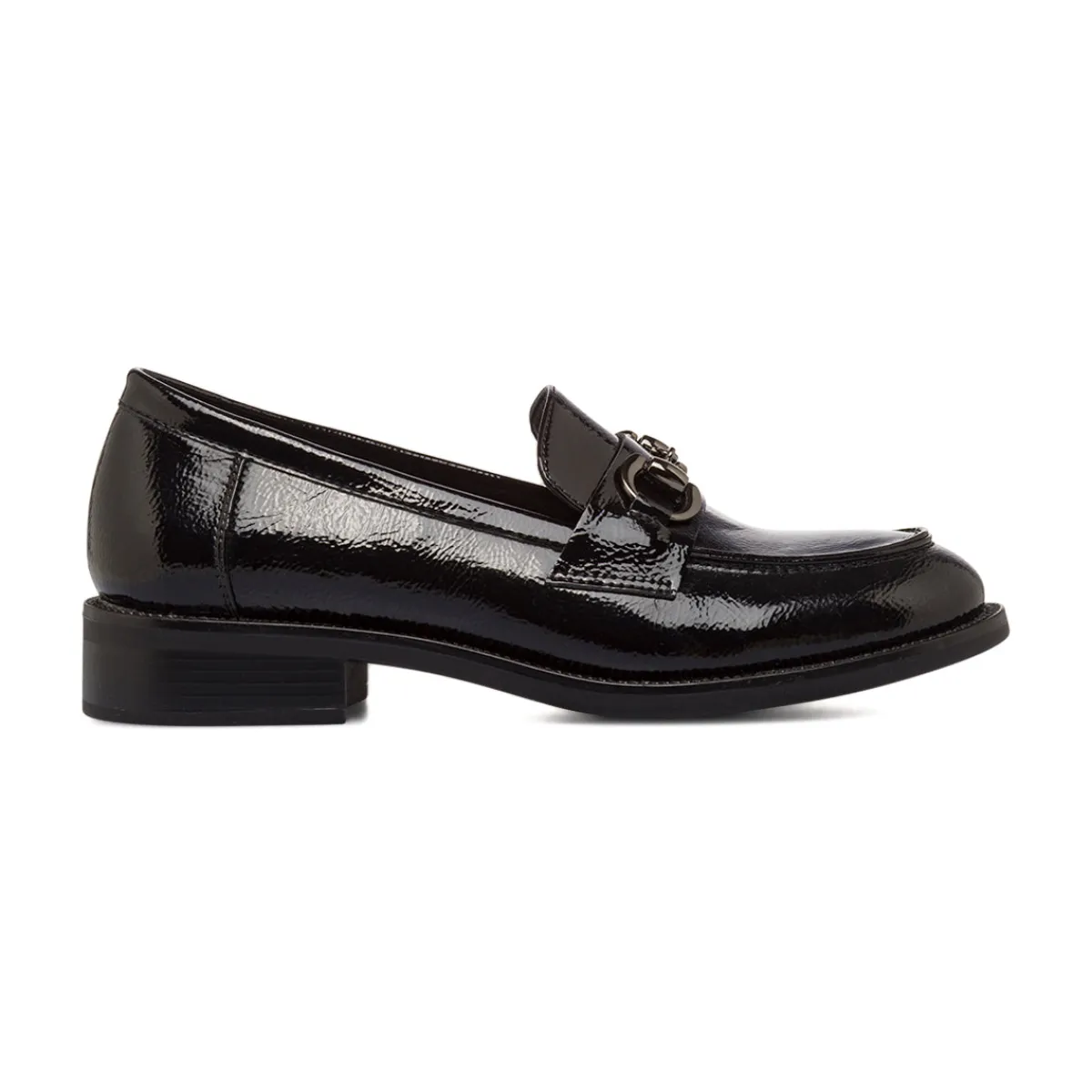 Clearance Mocassini neri da Donna con dettaglio metallo Donna Mocassini Donna