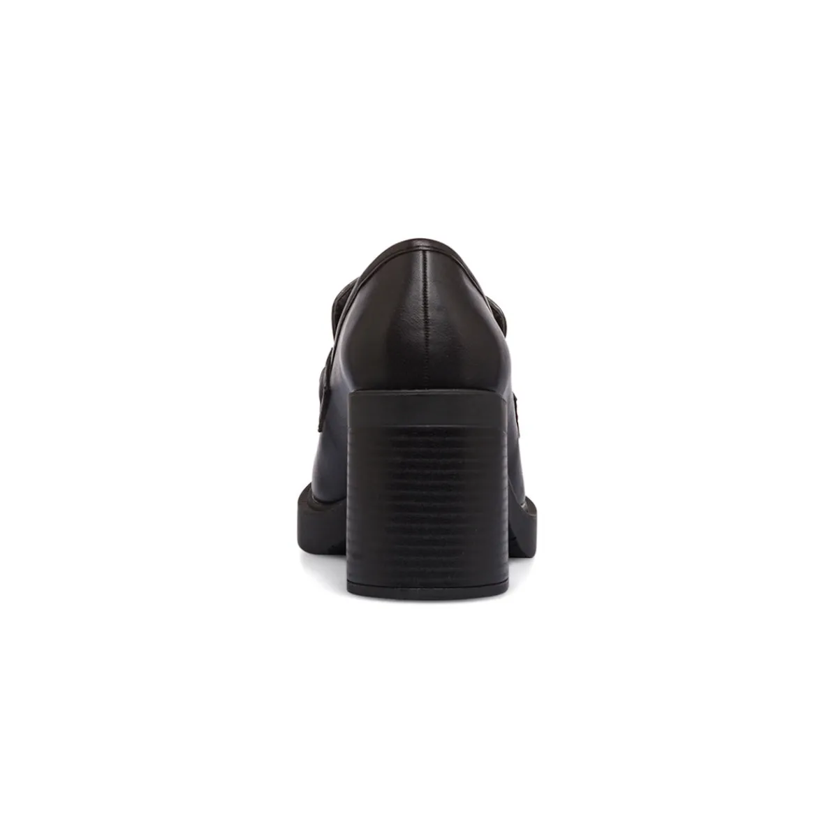 New Mocassini neri da donna con tacco Donna Mocassini Donna